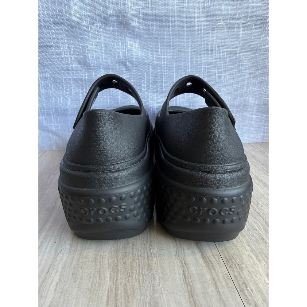 CROCS Women's Black Platform Mary Jane Clog - Picture 4 of 12
